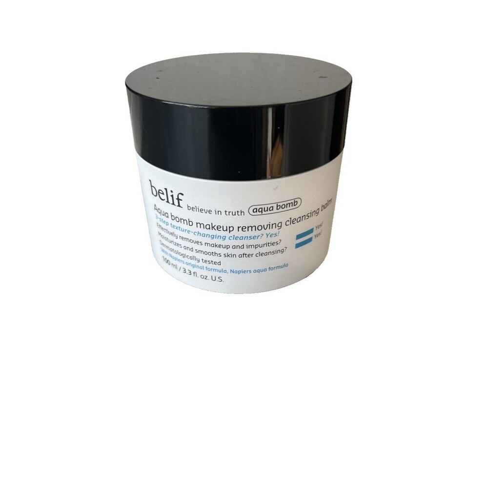 Belief Aqua Bomb MAKEUP REMOVING CLEANSING BALM Jumbo Size 3.3 fl oz New SEALED